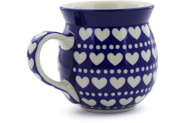 Polish Pottery Bubble Mug -- Tuscany Small Bubble Mug - The Polish