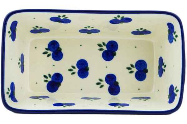 Polish Pottery Mini loaf pan Wild Blueberry – CeramikaArtystyczna