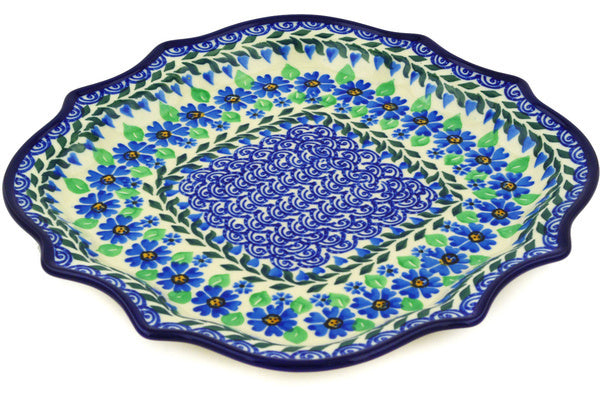 Polish Pottery 8 Point Plate Daisy Full Of Love – CeramikaArtystyczna