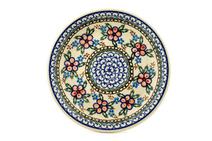 Polish Pottery Dessert Plate 8" Ceramika Artystyczna Lancaster Rose - Thumbnail 2