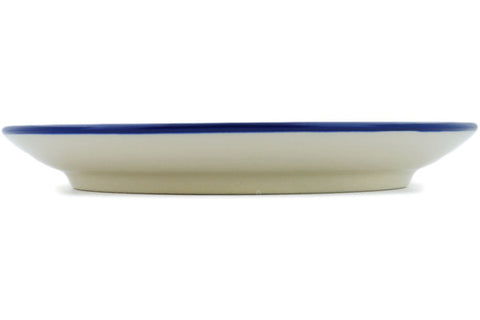 Polish Pottery 10½-inch Dinner Plate White Beauty UNIKAT