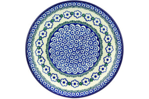 8" Salad Plate - White Daisy Dots - Thumbnail 4