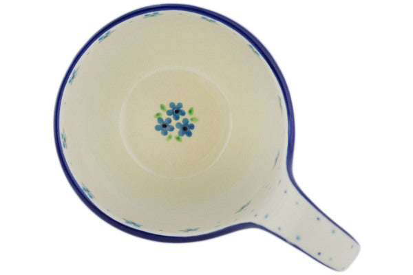 Polish Pottery 16 oz Bowl with Loop-Handle UNIKAT
