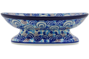 Polish Pottery 6" Soap Dish Hypnotized UNIKAT - Thumbnail 5