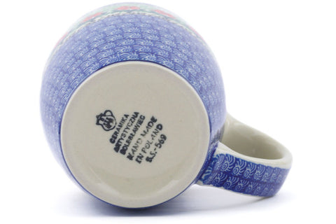 Polish Pottery 22 oz Mug Maraschino