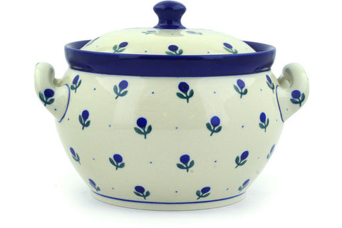 Polish Pottery 55 oz Tureen Blue Buds