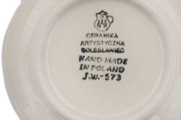 Polish Pottery Mini Plate, Coaster plate Babcia's Garden