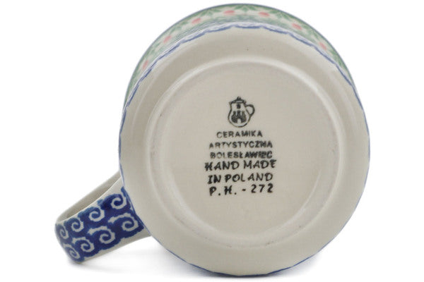 Polish Pottery 15 oz Mug Babcia's Garden
