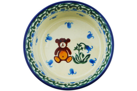 Polish Pottery Small Ramekin Bowl Childrens Baby Bear