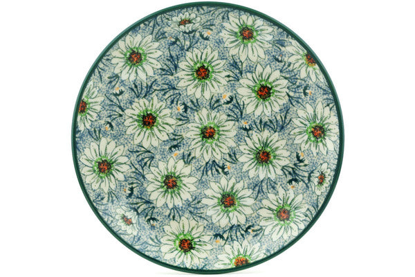Polish Pottery 10½-inch Dinner Plate Sea Of Daisies UNIKAT