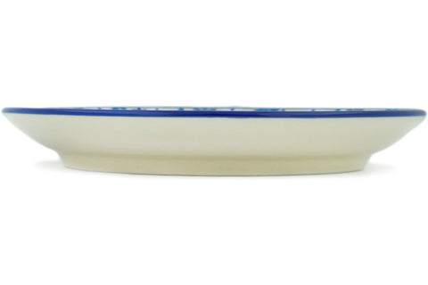 Polish Pottery 10½-inch Dinner Plate Blossoms In The Frost
