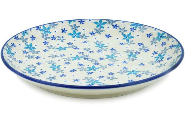 Polish Pottery 10½-inch Dinner Plate Blossoms In The Frost