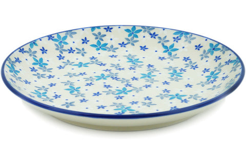 Polish Pottery 10½-inch Dinner Plate Blossoms In The Frost