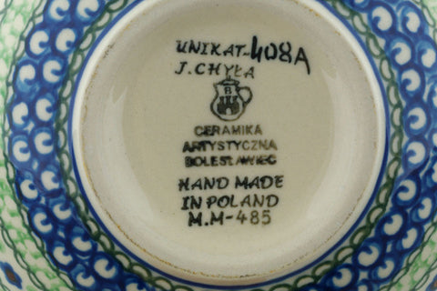 Polish Pottery bundt cake Winter Sparrow – CeramikaArtystyczna