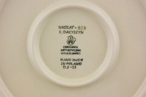 Polish Pottery 10½-inch Dinner Plate Prairie Land UNIKAT