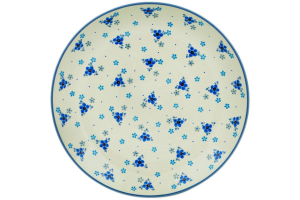 Polish Pottery 10½-inch Dinner Plate Soft Aqua
