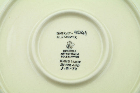 Polish Pottery 10½-inch Dinner Plate Poppy Beauty UNIKAT