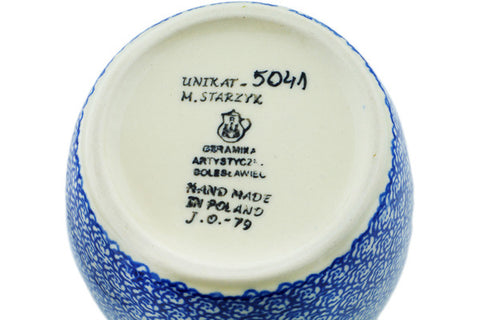 Polish Pottery 5 Cup Carafe Poppy Beauty UNIKAT