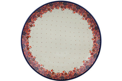 Polish Pottery 10½-inch Dinner Plate Autumn Space UNIKAT