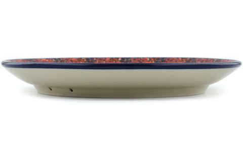 Polish Pottery 10½-inch Dinner Plate Autumn Space UNIKAT