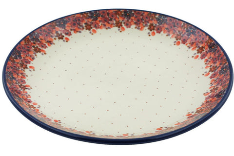 Polish Pottery 10½-inch Dinner Plate Autumn Space UNIKAT