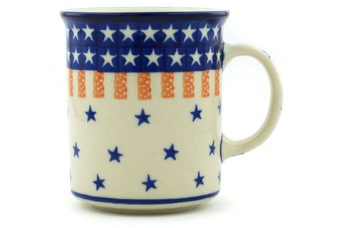 Polish Pottery 10 oz Mug Classic Americana