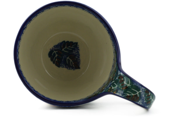 Polish Pottery 16 oz Bowl with Loop Handle Bold Susan UNIKAT