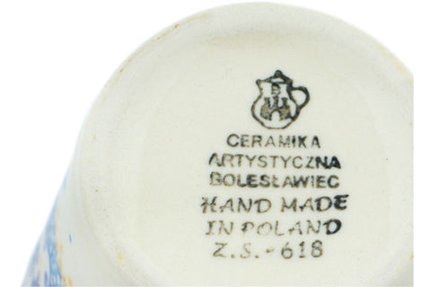 Polish Pottery 8 oz Creamer Blue Daydreaming