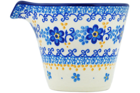 Polish Pottery 8 oz Creamer Blue Daydreaming