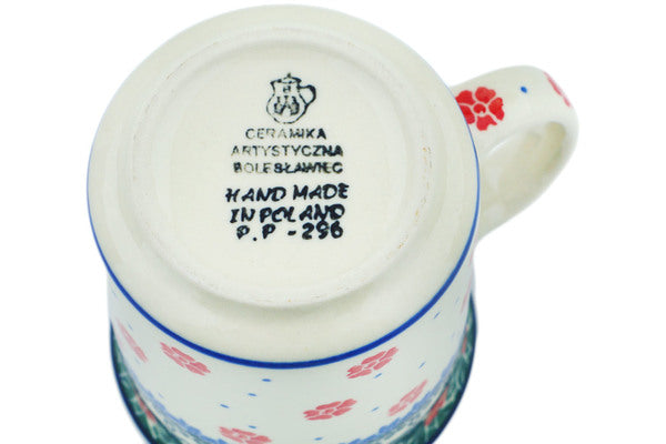 Polish Pottery 10 oz Mug Spring Butterfly