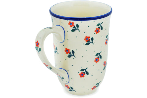 Polish Pottery 19 oz Mug Auntie Em Scarlet