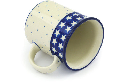 Polish Pottery 10 oz Mug American Stars