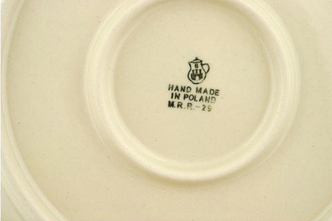 Polish Pottery 10½-inch Dinner Plate Aster Trellis