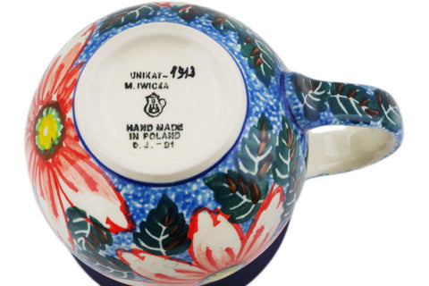 Polish Pottery 12oz Bubble Mug Bold Susan UNIKAT