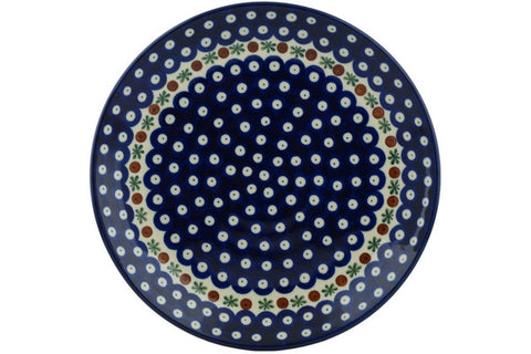 Polish Pottery 10½-inch Dinner Plate Mosquito