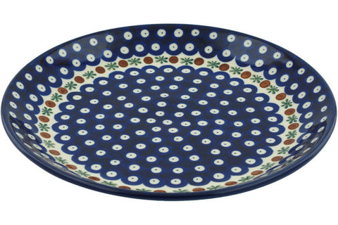 Polish Pottery 10½-inch Dinner Plate Mosquito