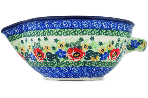 Polish Pottery 7½-inch Batter Bowl Window Views UNIKAT