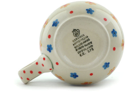 Polish Pottery 8 oz Bubble Mug Country Spring