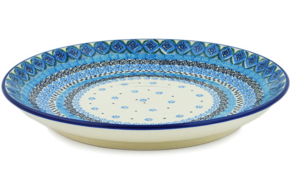 Polish Pottery 10½-inch Dinner Plate Sparkling Sea UNIKAT