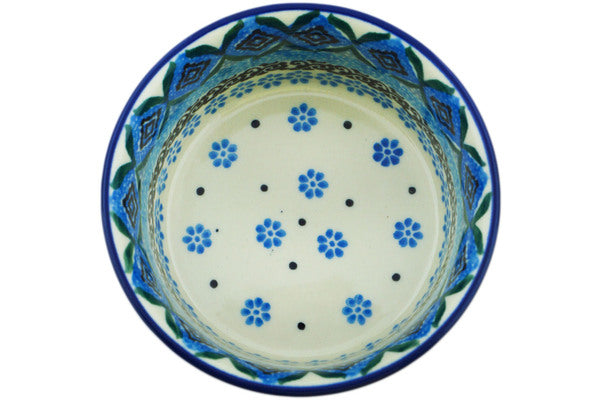 Polish Pottery Small Ramekin Bowl Sparkling Sea UNIKAT