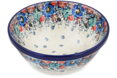 Polish Pottery Cereal Bowl Autumn Bunch UNIKAT