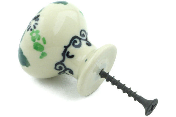 Polish Pottery Drawer knob 1-3/8 inch Impossible Rose
