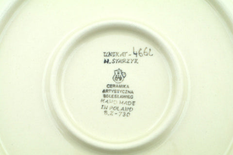 Polish Pottery 10½-inch Dinner Plate Blooming Spring UNIKAT
