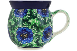 Polish Pottery 16 oz Bubble Mug Quilters Floral - Thumbnail 2