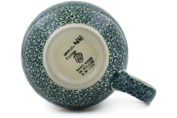 Polish Pottery 12oz Bubble Mug Amazing Motif UNIKAT