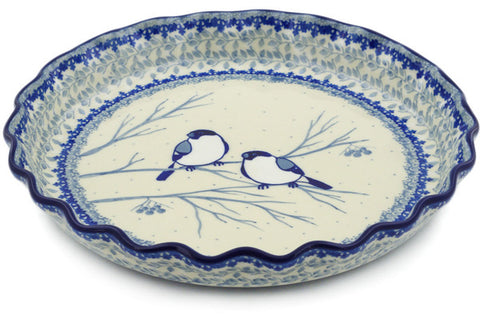 Beautiful Polish Pottery Apron. Floral Pattern & Birds! A Perfect