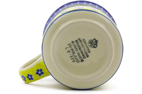 Polish Pottery 15 oz Mug Sunburst Daisies