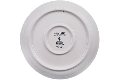Polish Pottery 10½-inch Dinner Plate Poppy Bunch UNIKAT