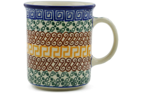 Polish Pottery 10 oz Mug Grecian Sea