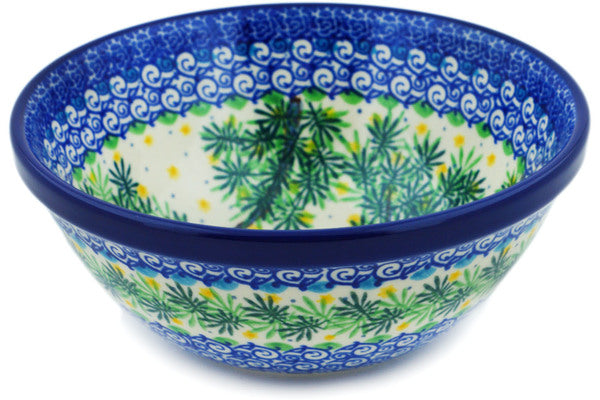Polish Pottery Cereal Bowl Cozy Bullfinch UNIKAT
